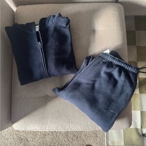 Aritzia Admiral Zip Sweatshirt & Joggers